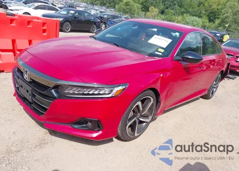 2021 Honda Accord Sport из США, поврежденный, VIN 1HGCV1F30MA079872